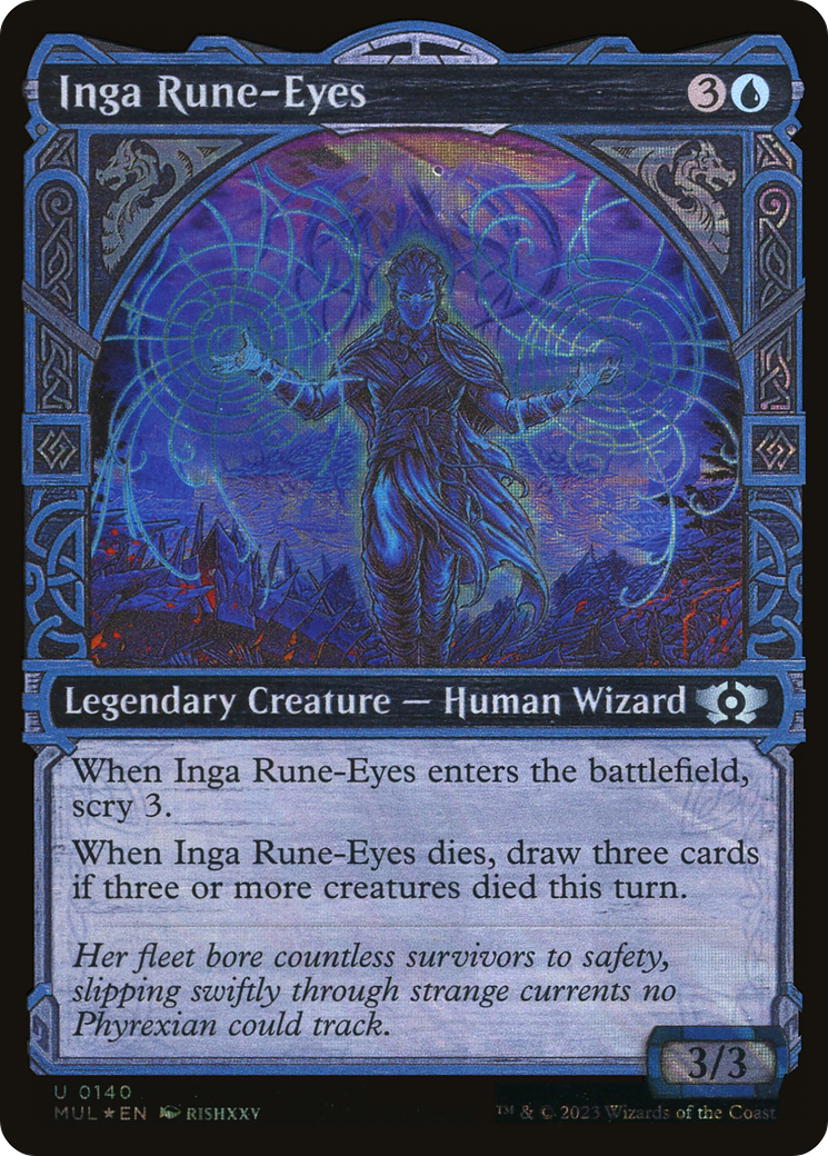 Image of Inga Rune-Eyes (Halo Foil) (MUL-140) - Multiverse Legends: (Showcase) Foil