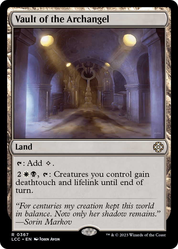 Image of Vault of the Archangel (LCC-367) - The Lost Caverns of Ixalan Commander