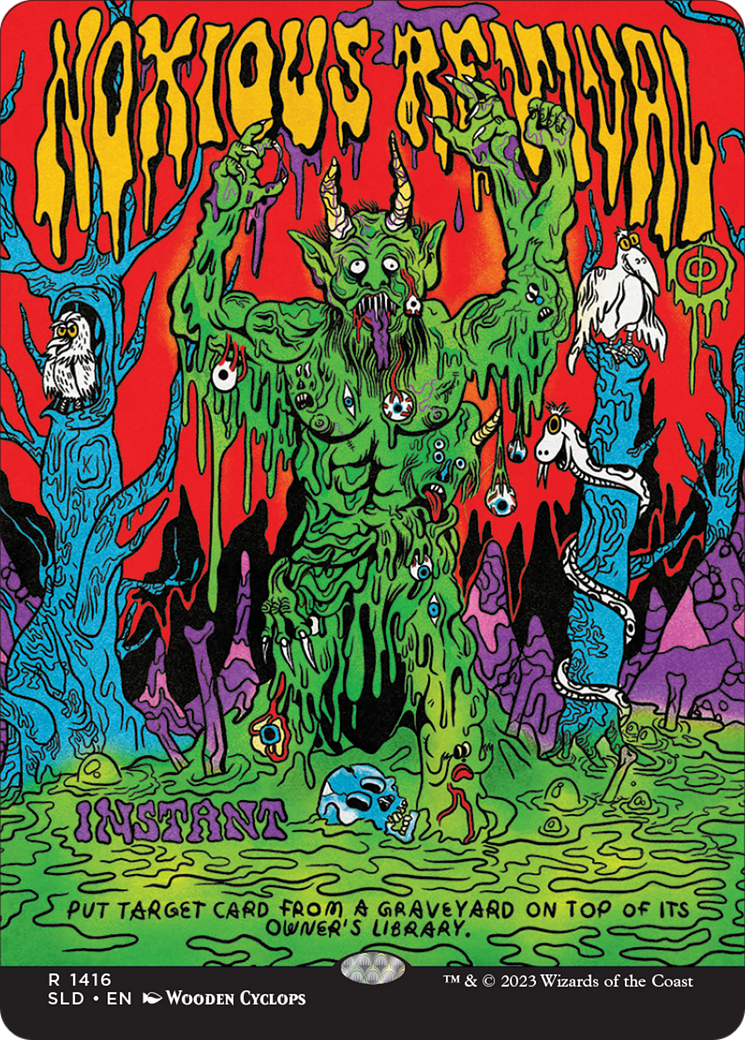 Image of Noxious Revival (SLD-1416) - Secret Lair Drop: (Full Art) (Borderless) Foil