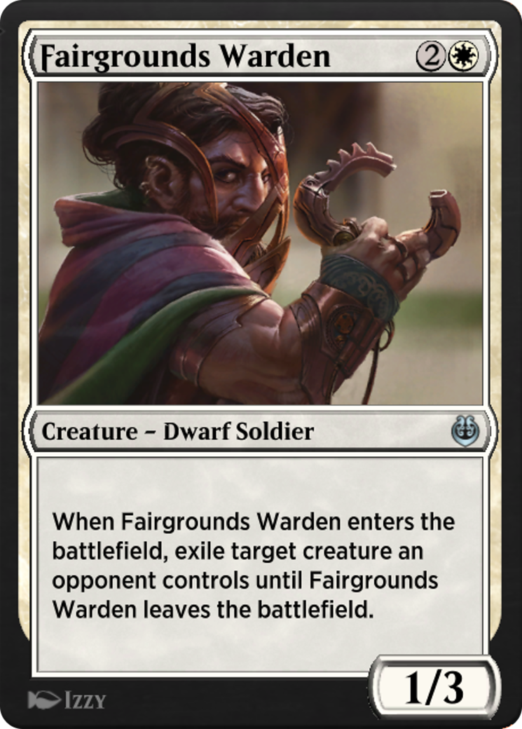Image of Fairgrounds Warden (KLR-017) - Kaladesh Remastered