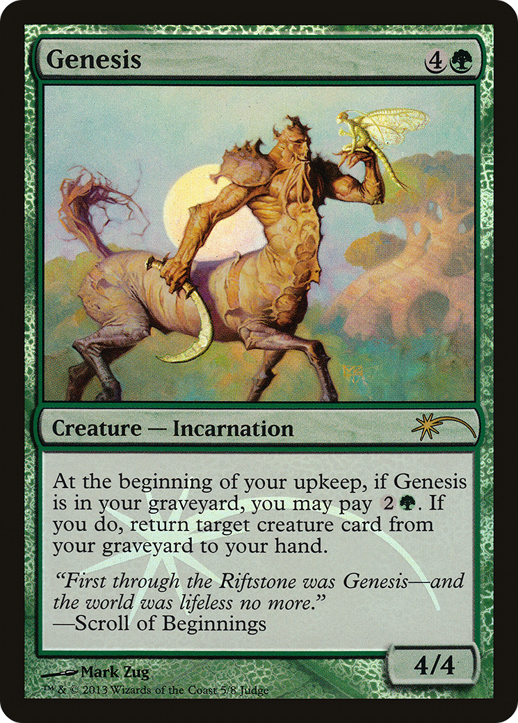 Image of Genesis (JDG-005) - Judge Gift Cards 2013 Foil