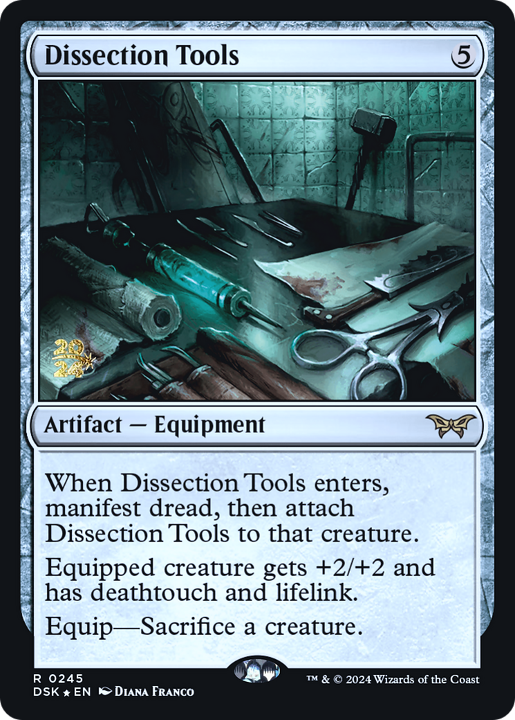 Image of Dissection Tools (PRE-245) - Duskmourn: House of Horror Promos Foil