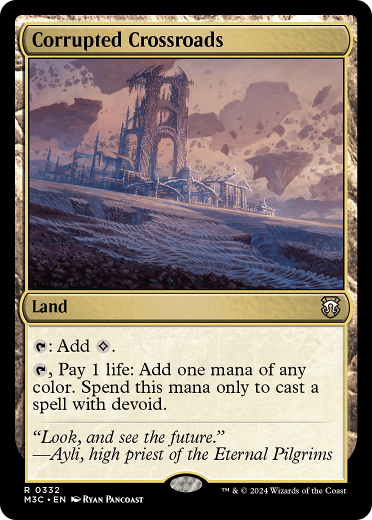 Image of Corrupted Crossroads (M3C-332) - Modern Horizons 3 Commander