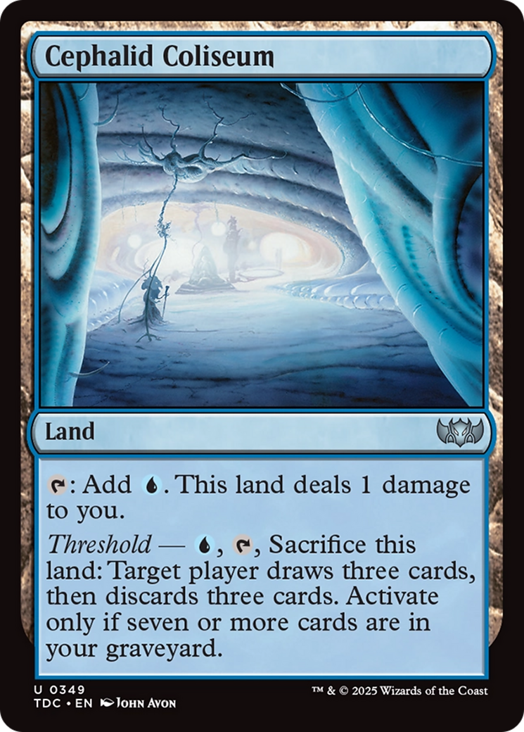 Image of Cephalid Coliseum (TDC-349) - Commander: Tarkir: Dragonstorm