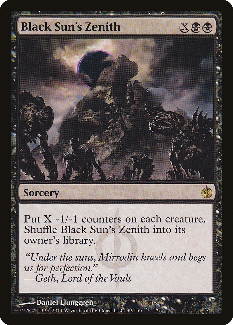Image of Black Sun's Zenith (MBS-039) - Mirrodin Besieged