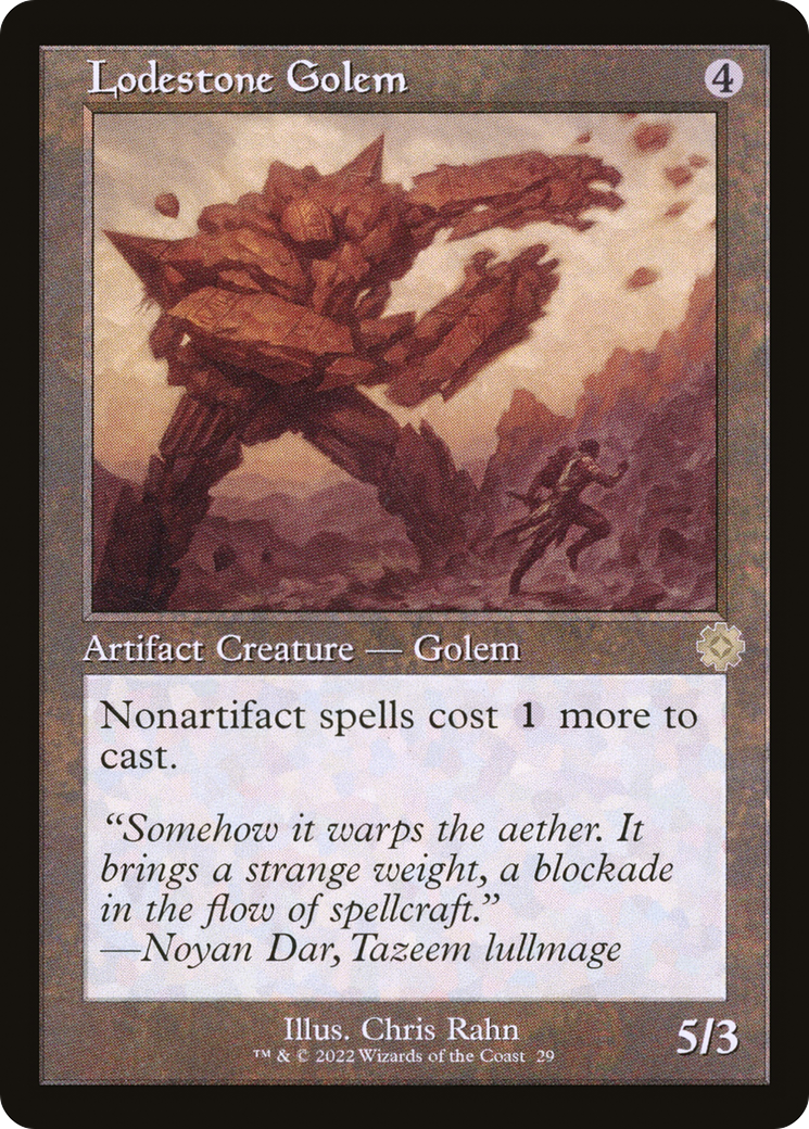 Image of Lodestone Golem (BRR-029) - The Brothers' War Retro Artifacts