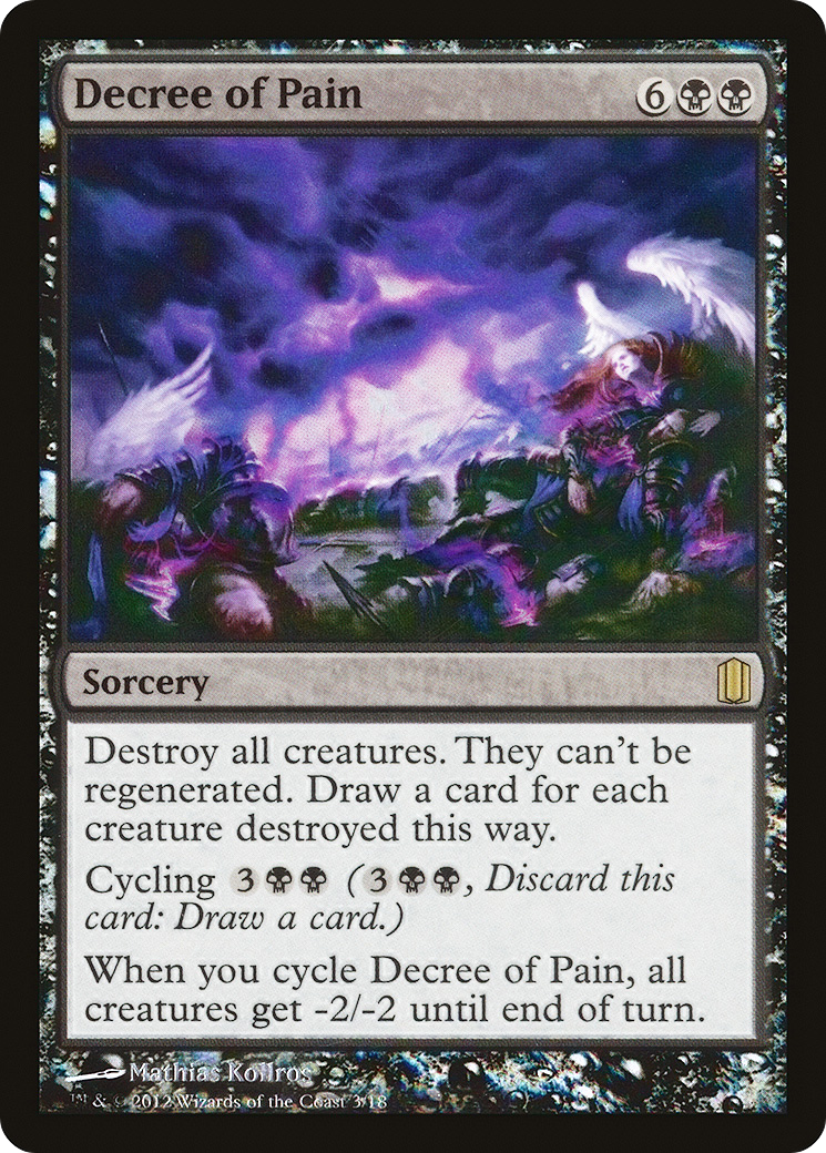 Image of Decree of Pain (CM1-003) - Commander's Arsenal Foil