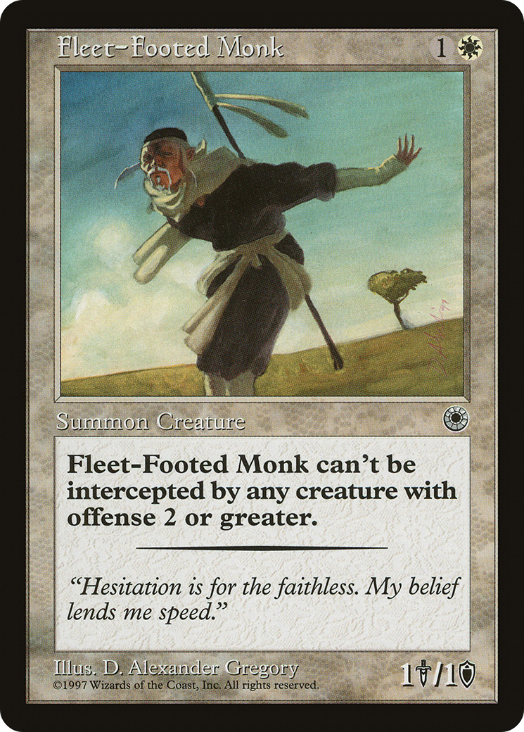 Image of Fleet-Footed Monk (POR-) - Portal