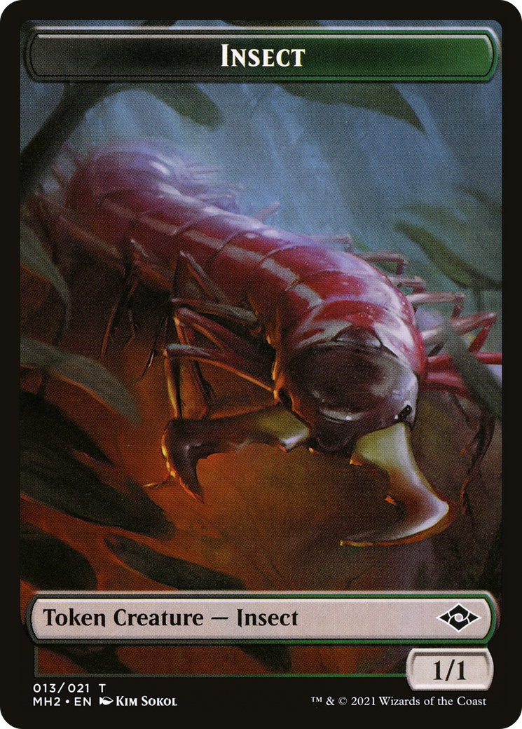 Image of Insect (TMH2-013) - Modern Horizons 2 Tokens Foil