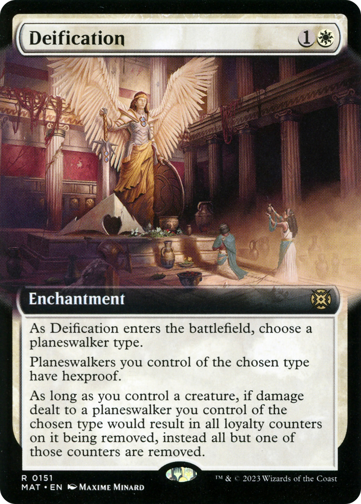 Image of Deification (Extended Art) (MAT-151) - March of the Machine: The Aftermath: (Extended Art) Foil