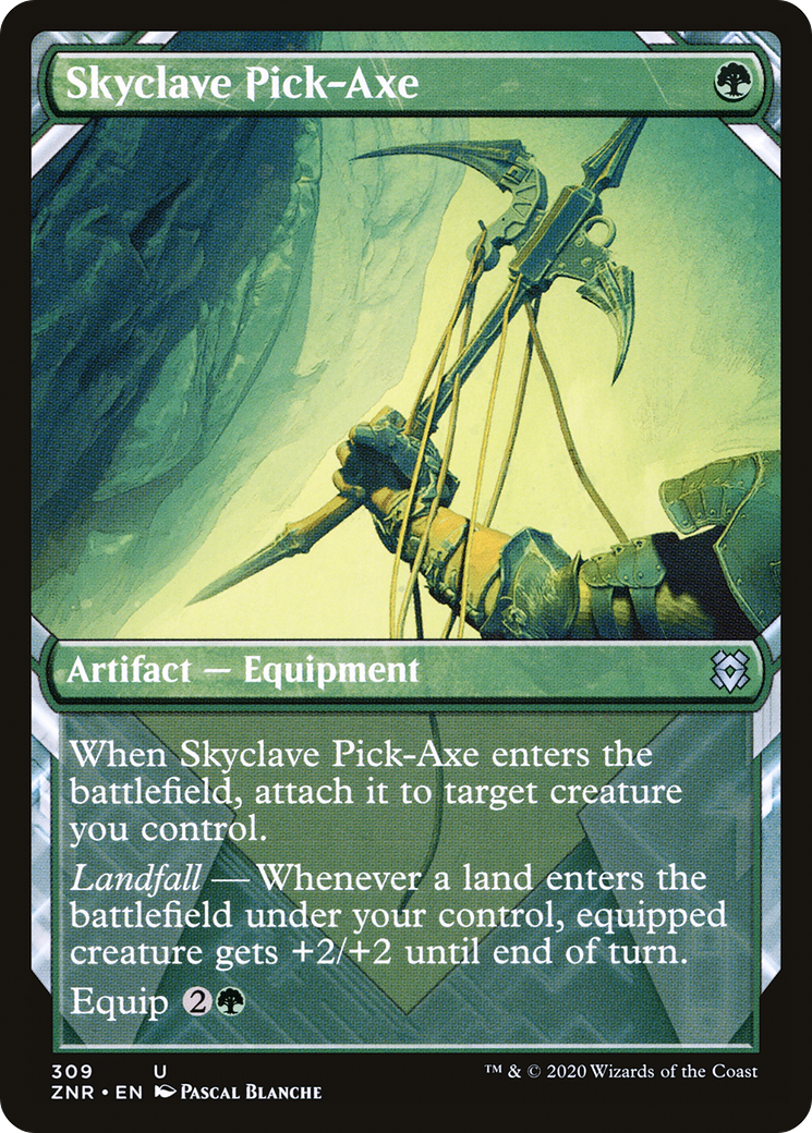 Image of Skyclave Pick-Axe (Showcase) (ZNR-309) - Zendikar Rising: (Showcase) Foil