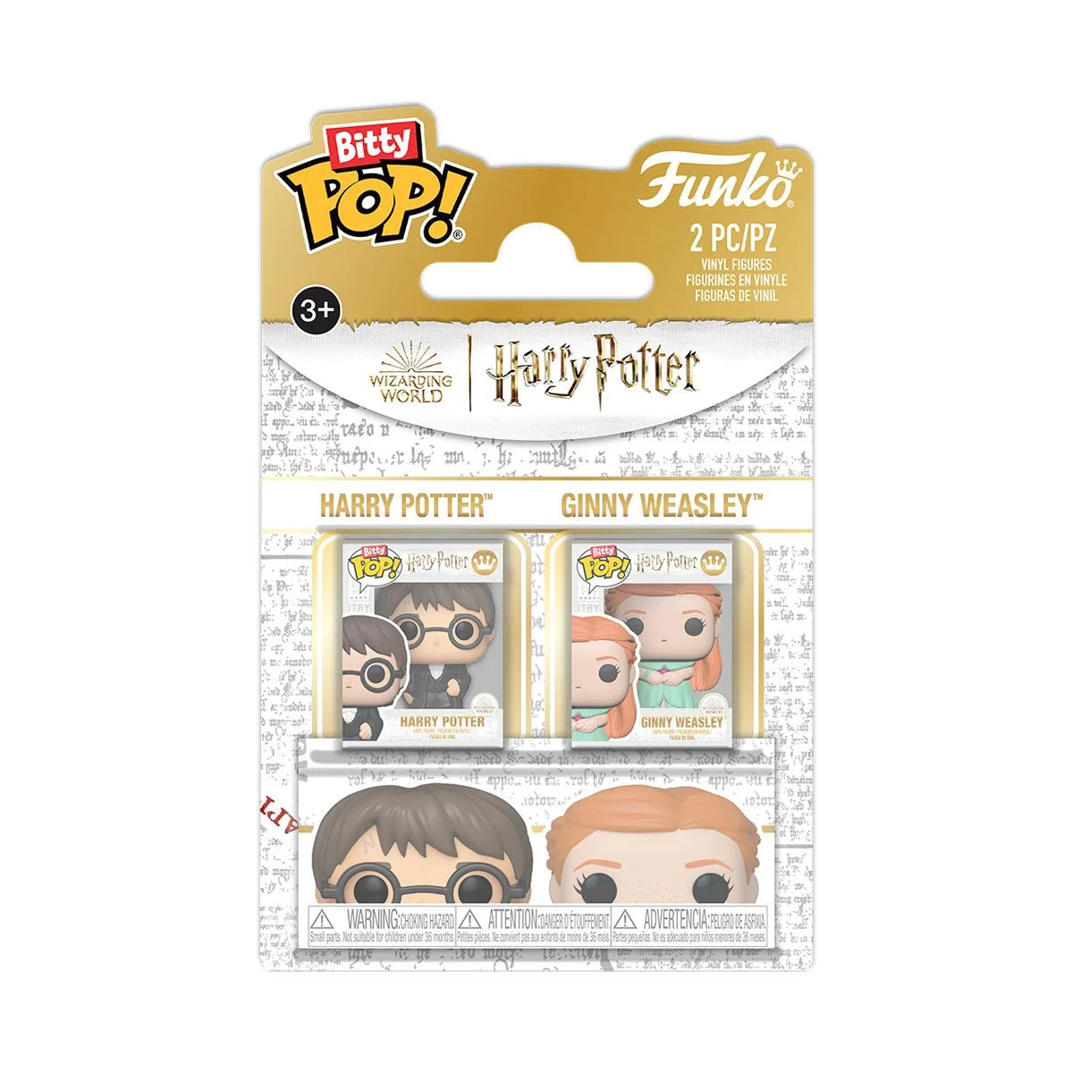 Image of Harry Potter and the Goblet of Fire Harry Potter and Ginny Weasley Funko Bitty Pop! Mini-Figure 2-Pack