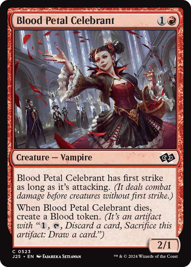 Image of Blood Petal Celebrant (J25-523) - Foundations Jumpstart