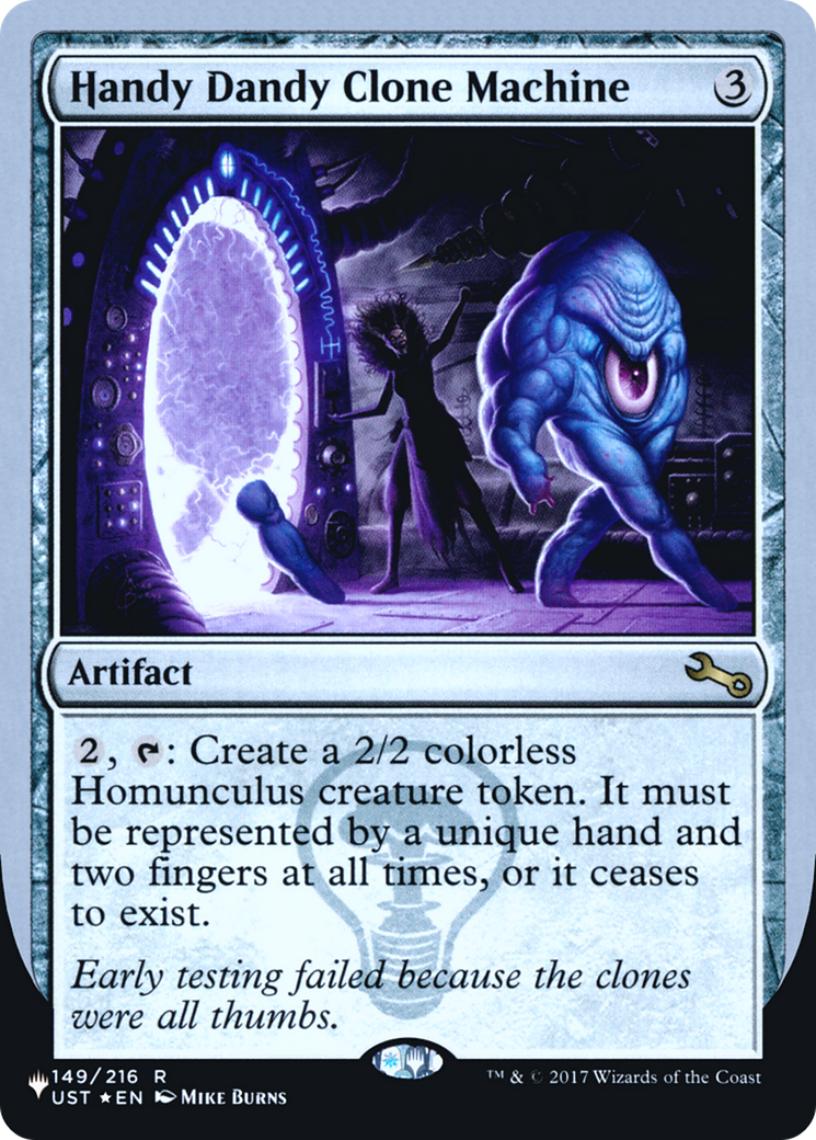 Image of Handy Dandy Clone Machine (LIST-149/216) - The List (Unfinity Foil Edition) Foil