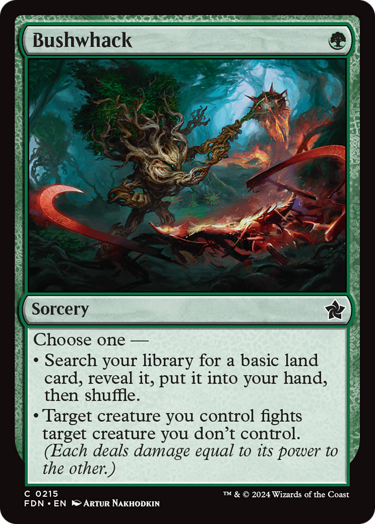 Image of Bushwhack (FDN-215) - Foundations Foil