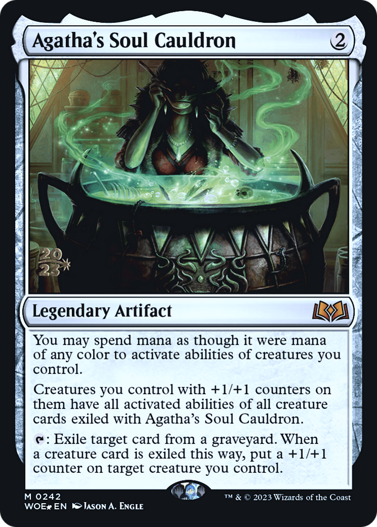 Image of Agatha's Soul Cauldron (PRE-242) - Wilds of Eldraine Promos Foil