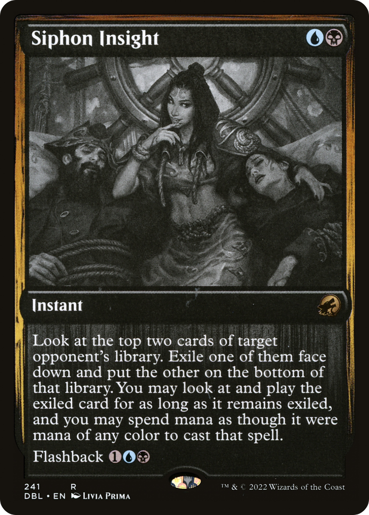 Image of Siphon Insight (DBL-241) - Innistrad: Double Feature Foil
