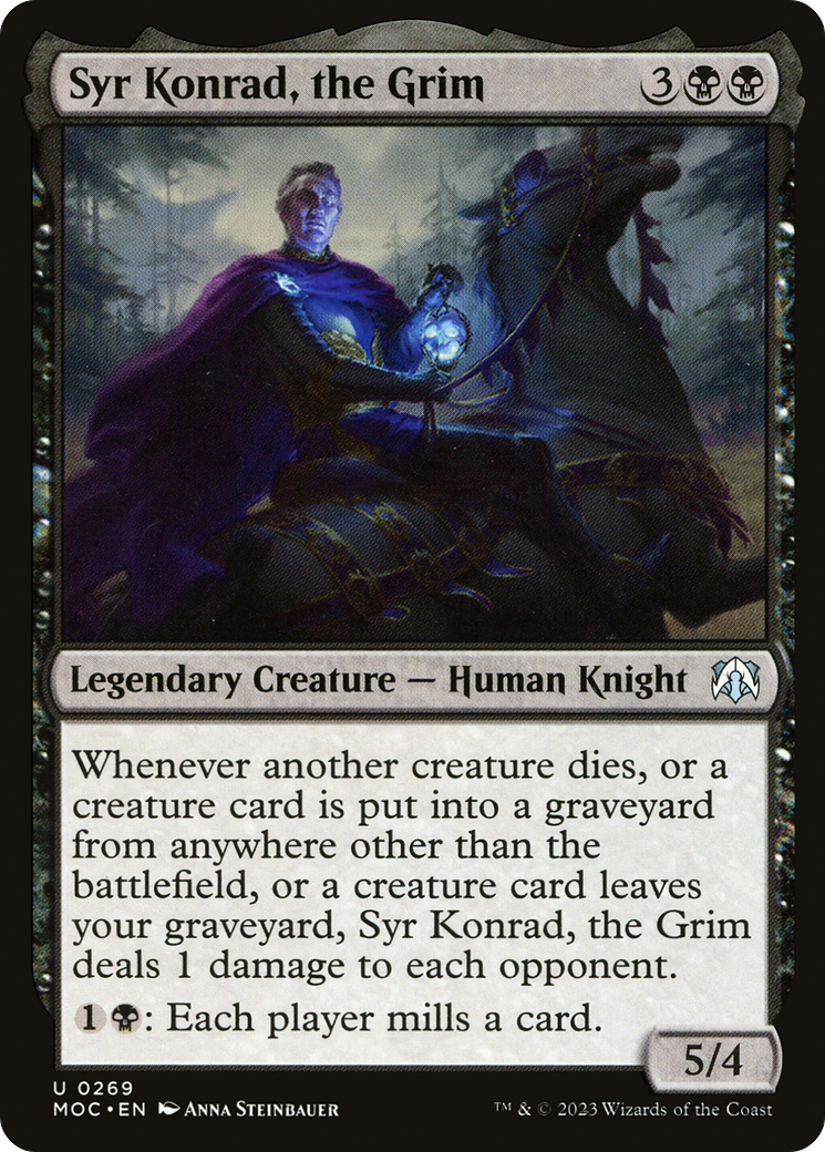Image of Syr Konrad, the Grim (MOC-269) - March of the Machine Commander