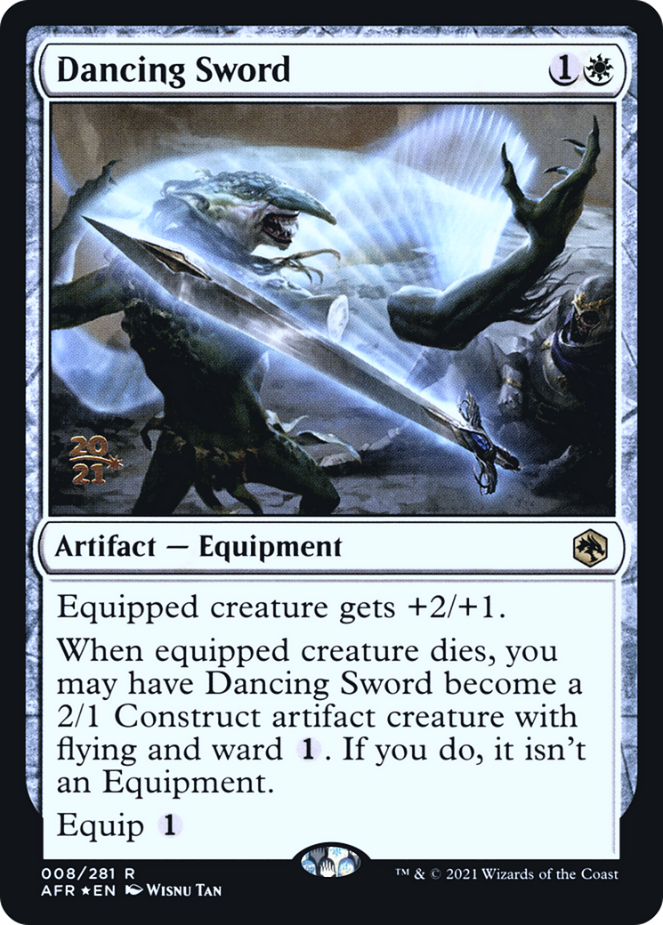 Image of Dancing Sword (PRE-008) - Adventures in the Forgotten Realms Promos Foil