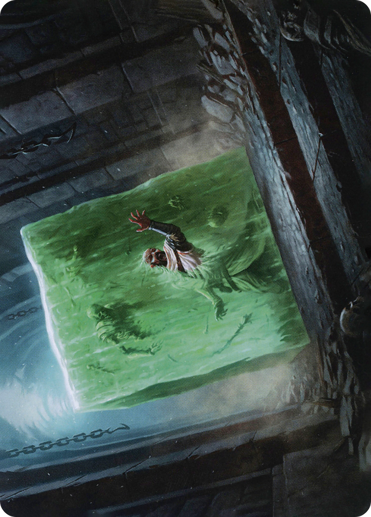 Image of Gelatinous Cube // Gelatinous Cube (AAFR-007) - Adventures in the Forgotten Realms Art Series (Borderless)
