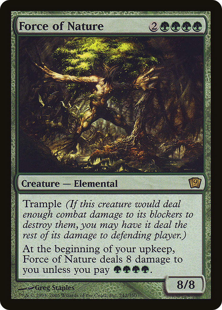 Image of Force of Nature (9ED-242) - 9th Edition Foil