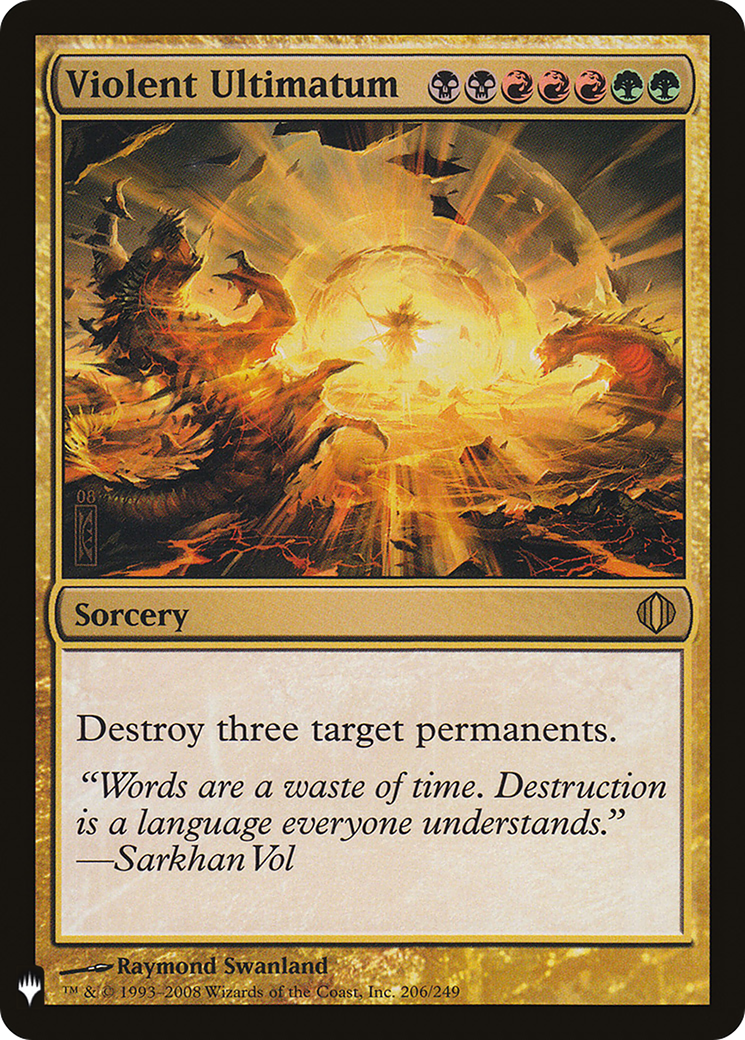 Image of Violent Ultimatum (LIST-206/249) - The List