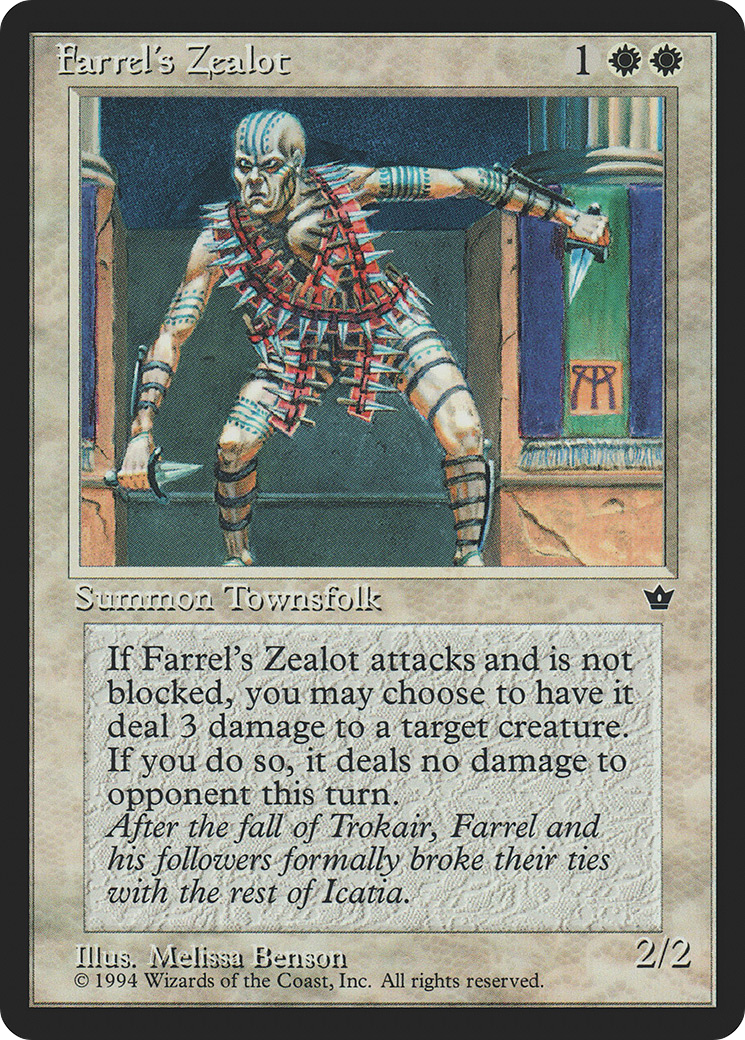 Image of Farrel's Zealot (FEM-) - Fallen Empires
