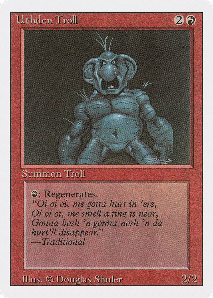 Image of Uthden Troll (3ED-) - Revised Edition