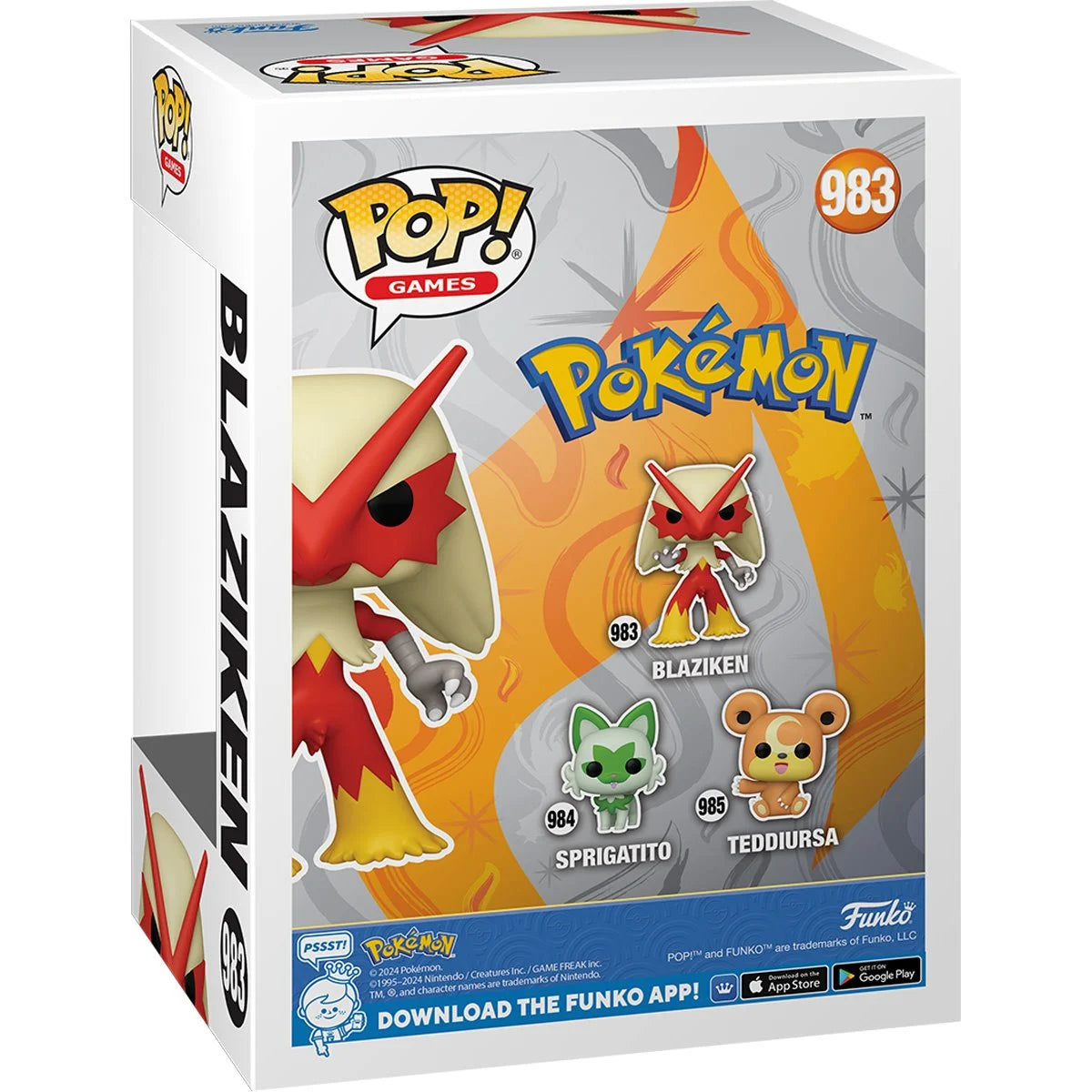 Image of Pokemon Blaziken Funko Pop! Vinyl Figure #983