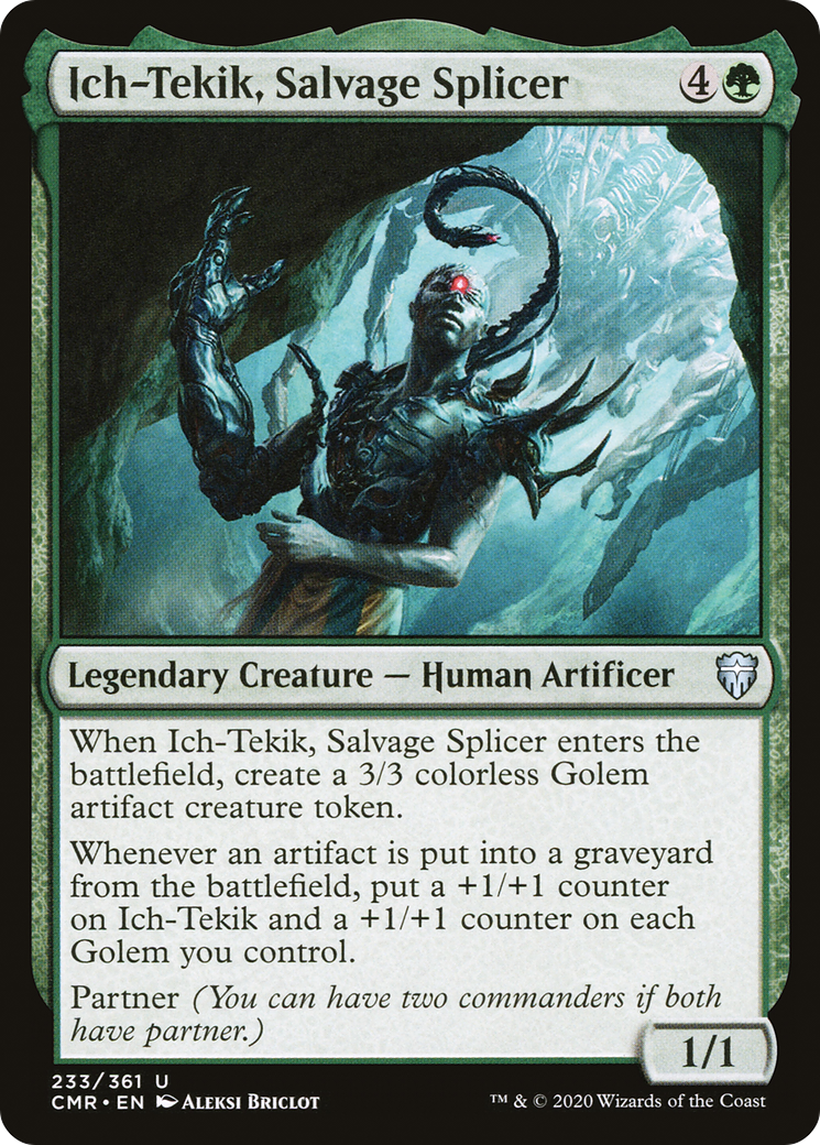 Image of Ich-Tekik, Salvage Splicer (CMR-233) - Commander Legends Foil