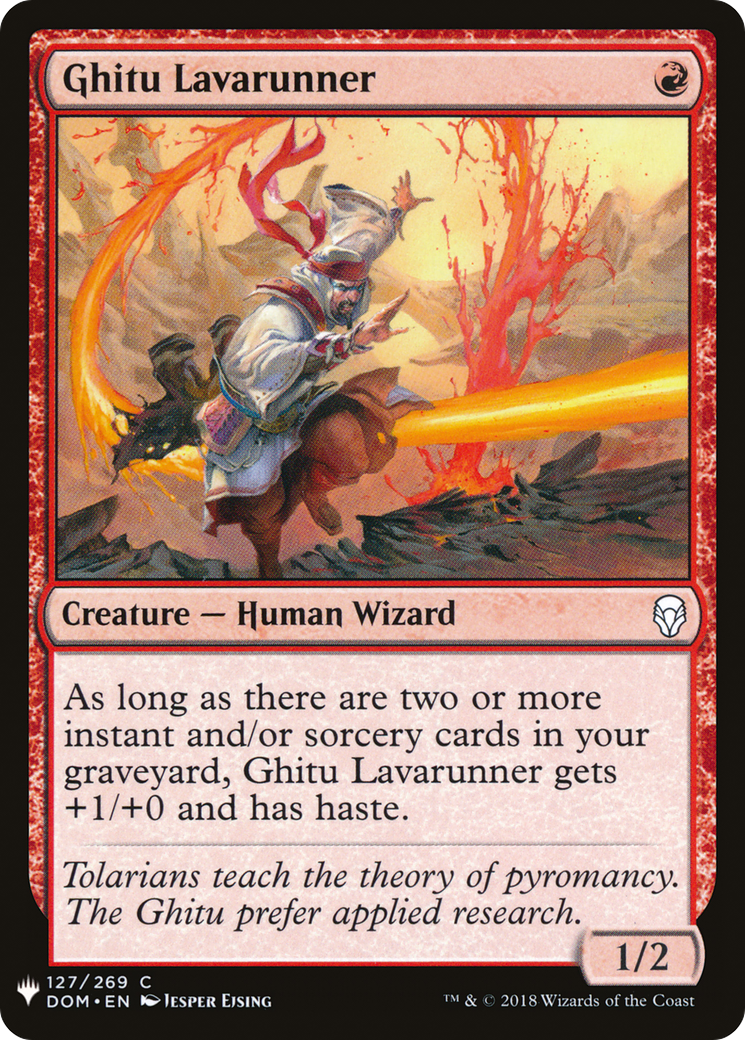 Image of Ghitu Lavarunner (LIST-127) - The List