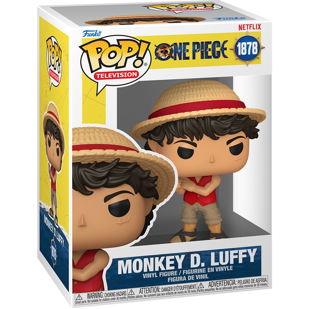 Image of One Piece Live Action Monkey D. Luffy Funko Pop! Vinyl Figure #1878