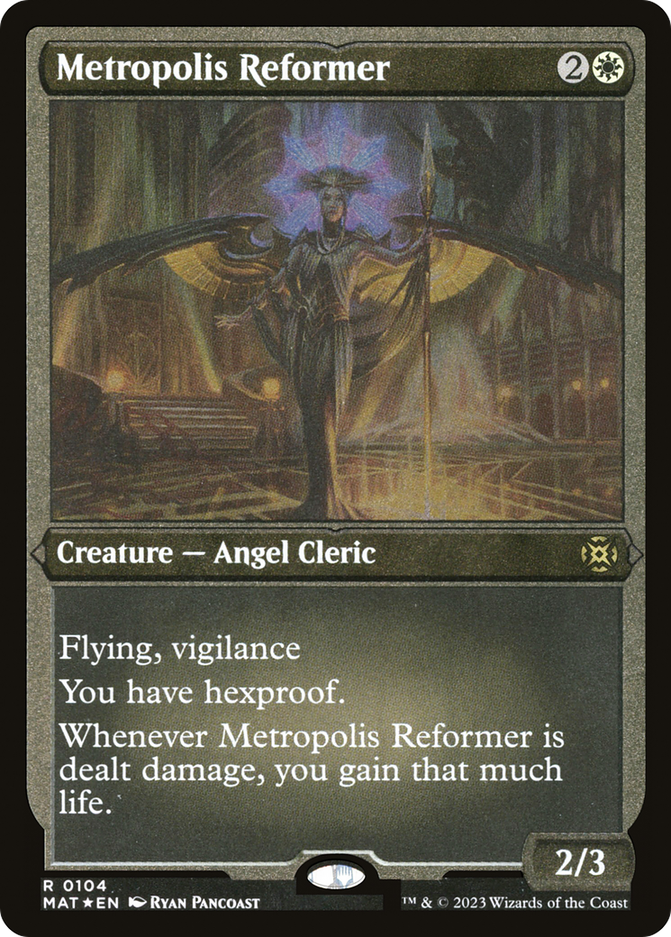 Image of Metropolis Reformer (MAT-104) - March of the Machine: The Aftermath Etched Foil