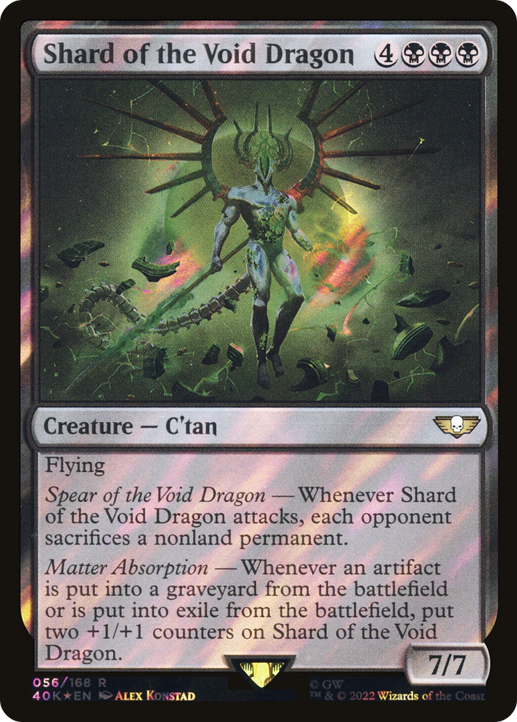 Image of Shard of the Void Dragon (Surge Foil) (40K-056) - Warhammer 40,000 Commander Foil
