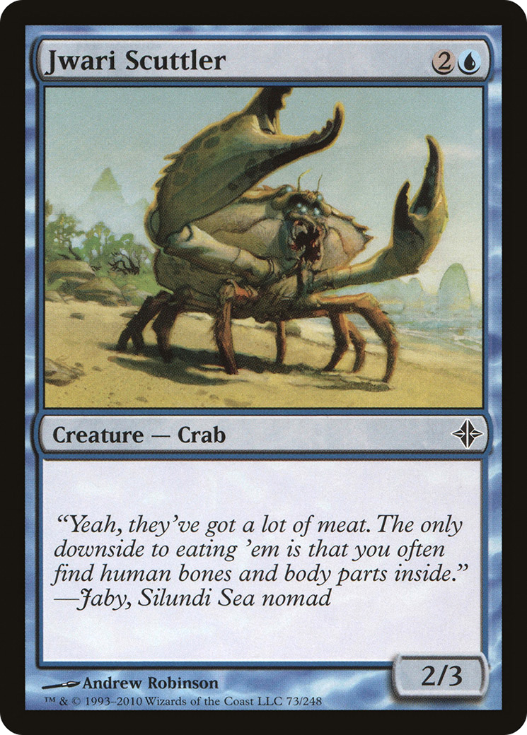 Image of Jwari Scuttler (ROE-073) - Rise of the Eldrazi Foil