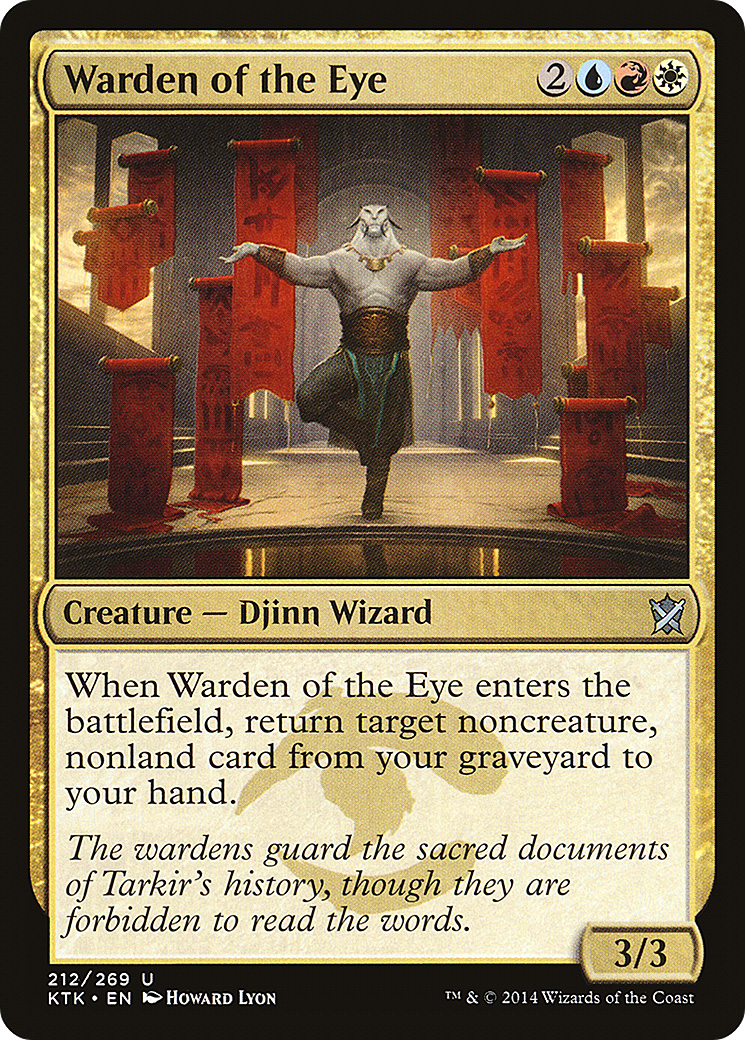 Image of Warden of the Eye (KTK-212) - Khans of Tarkir Foil