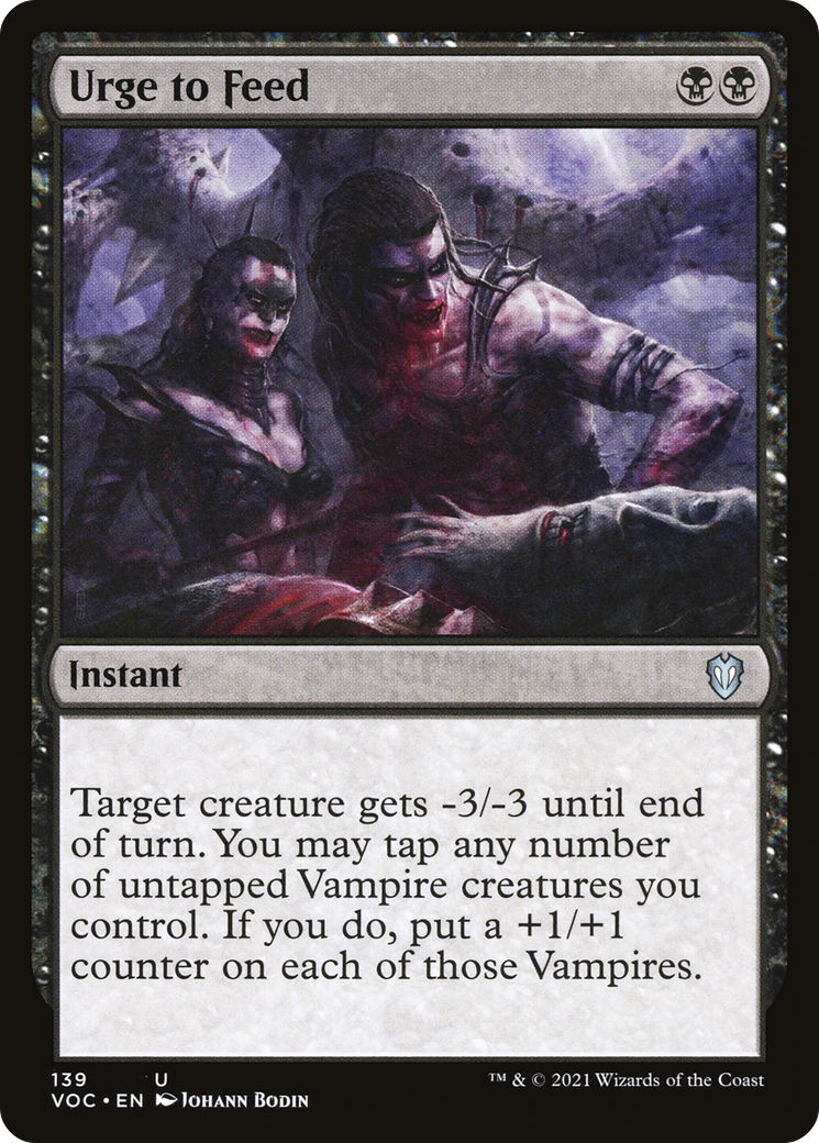 Image of Urge to Feed (VOC-139) - Crimson Vow Commander