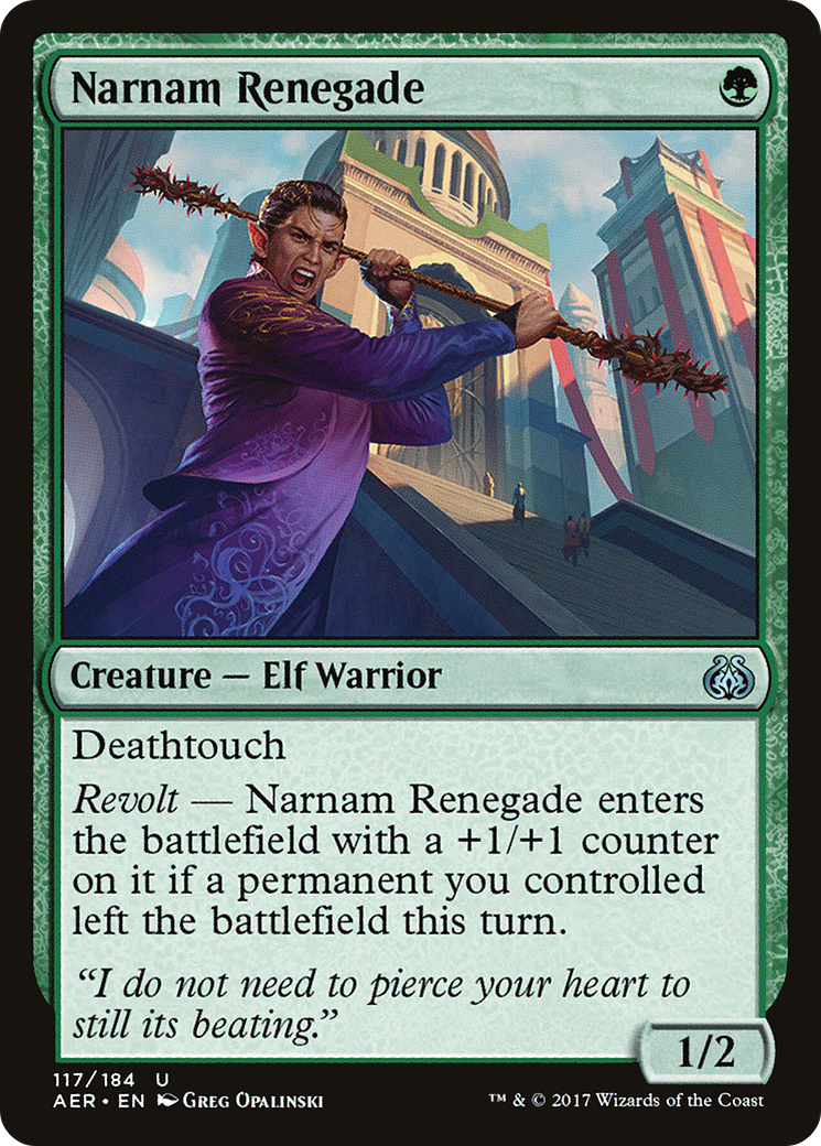 Image of Narnam Renegade (AER-117) - Aether Revolt Foil