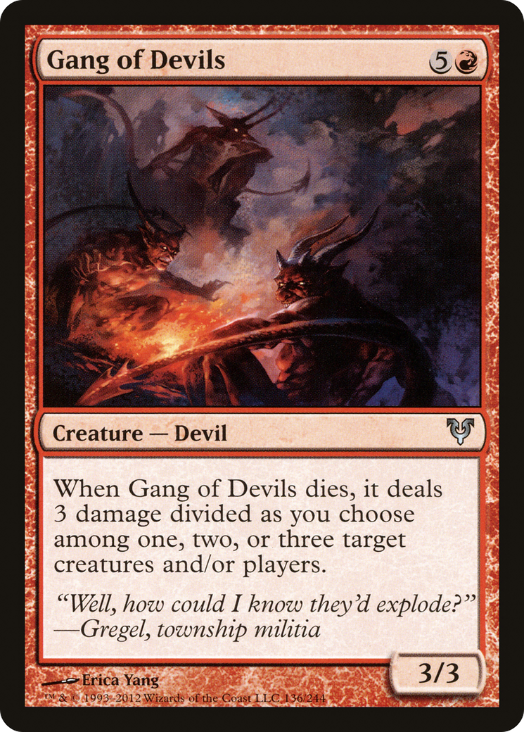 Image of Gang of Devils (AVR-136) - Avacyn Restored