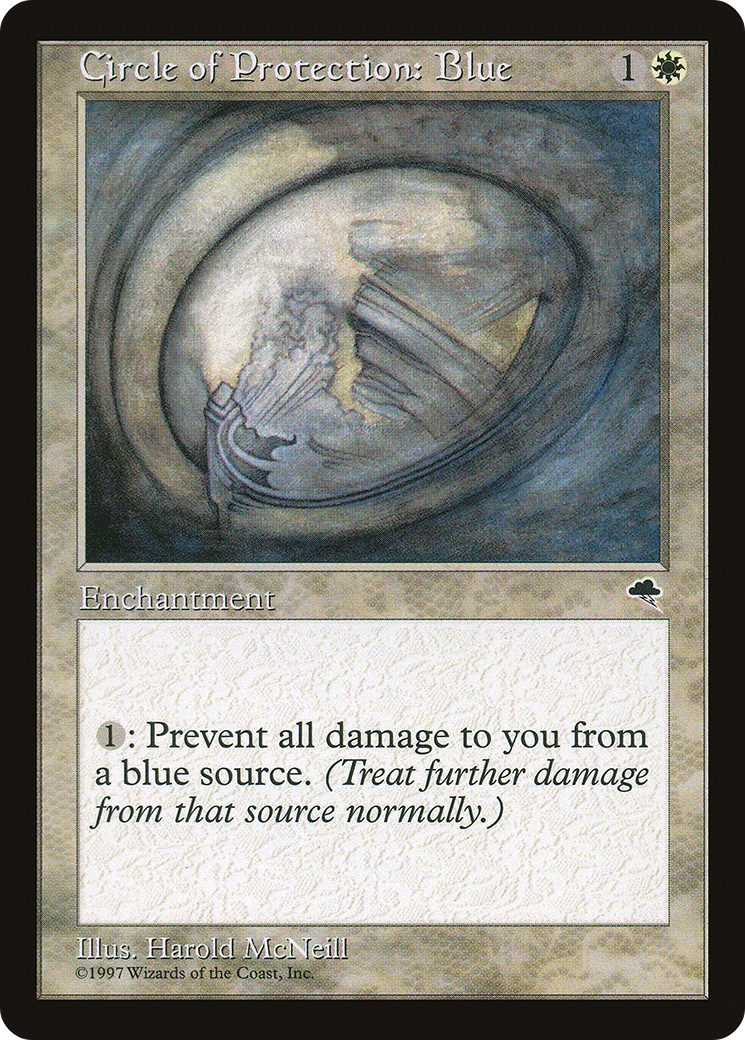 Image of Circle of Protection: Blue (TMP-009) - Tempest