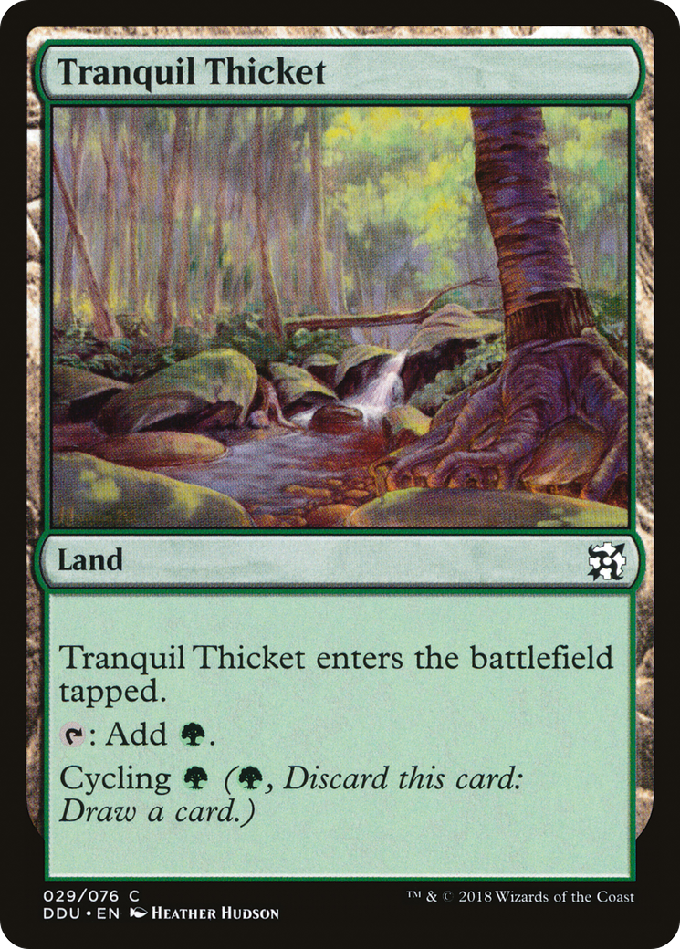 Image of Tranquil Thicket (DDU-029) - Duel Decks: Elves vs. Inventors