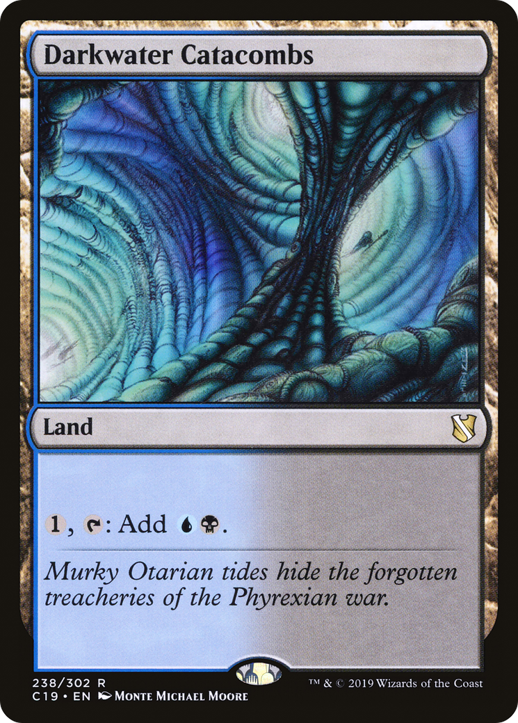 Image of Darkwater Catacombs (C19-238) - Commander 2019