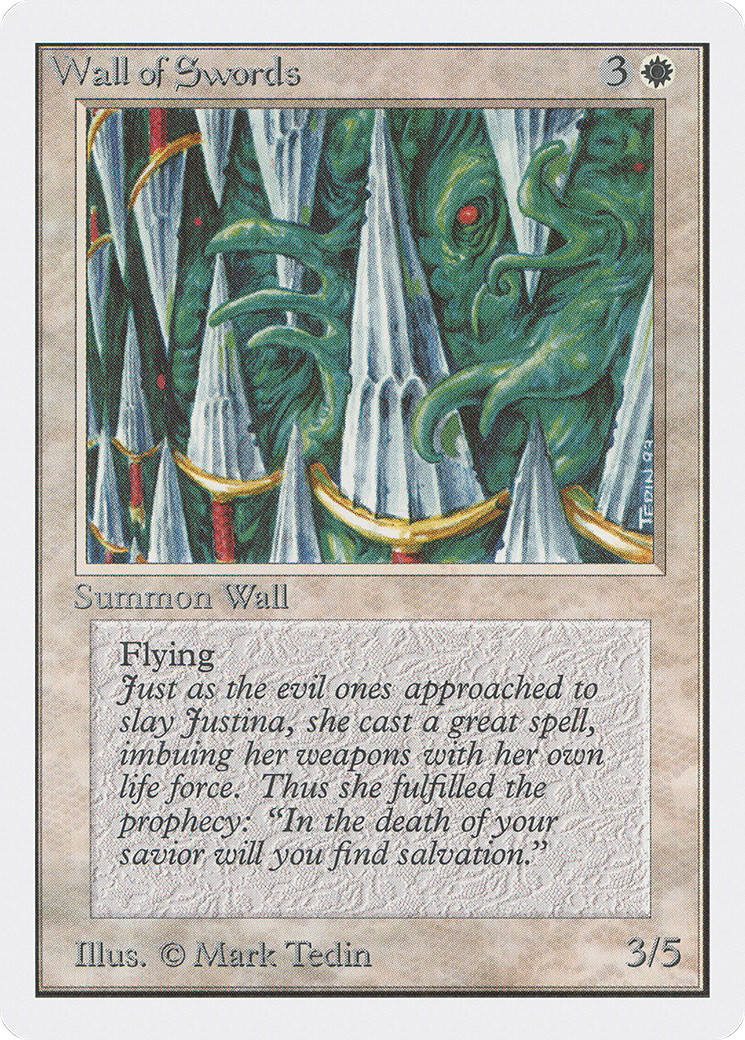 Image of Wall of Swords (2ED-) - Unlimited Edition