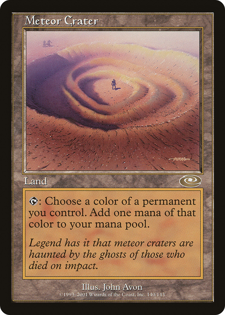 Image of Meteor Crater (PLS-140) - Planeshift Foil