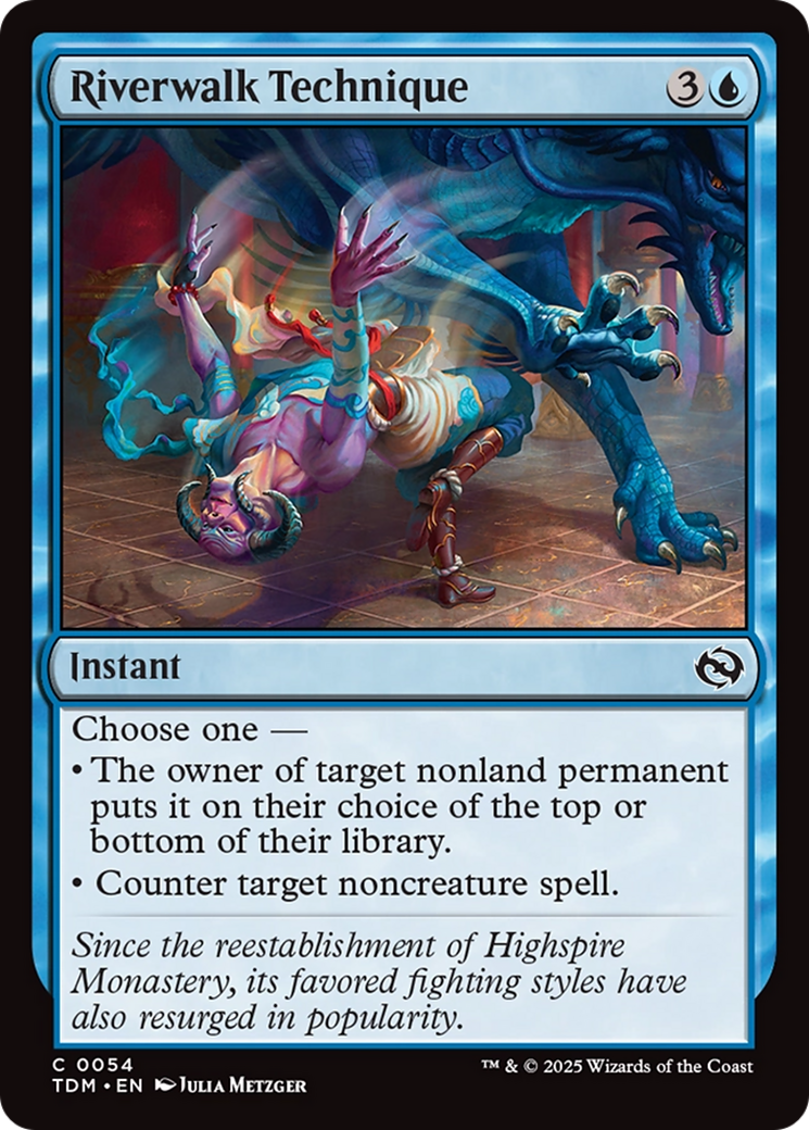 Image of Riverwalk Technique (TDM-054) - Tarkir: Dragonstorm
