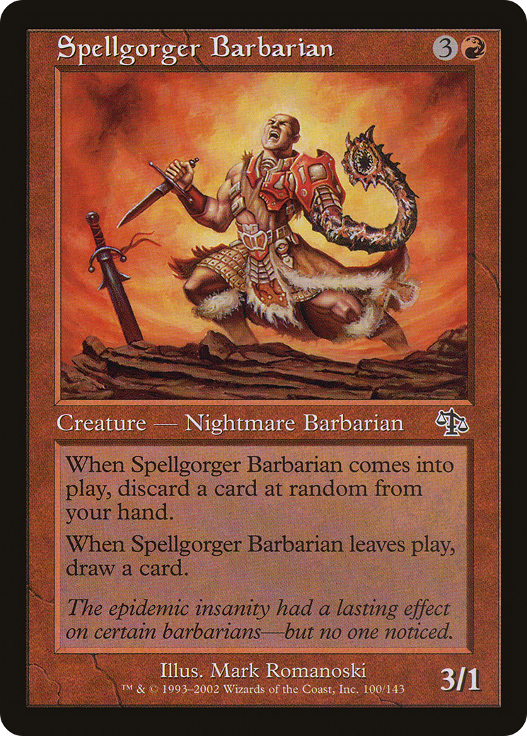 Image of Spellgorger Barbarian (JUD-100) - Judgment