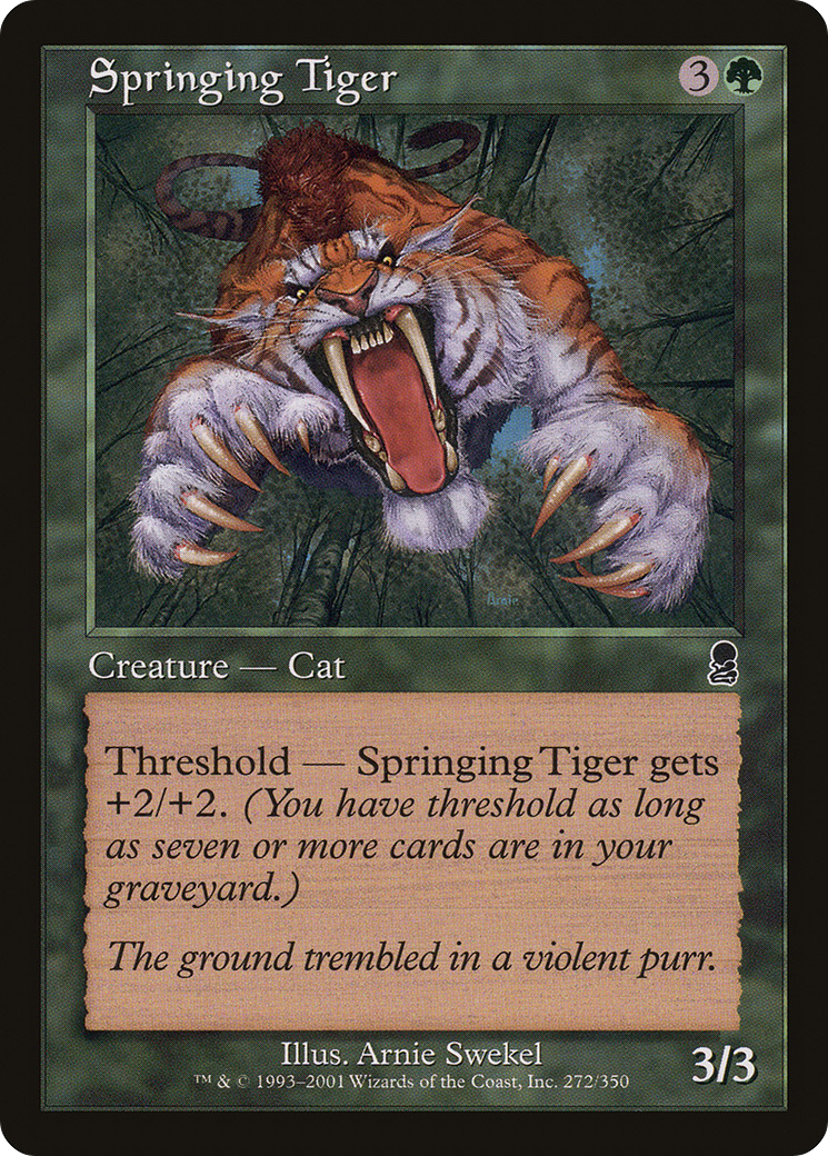 Image of Springing Tiger (ODY-272) - Odyssey