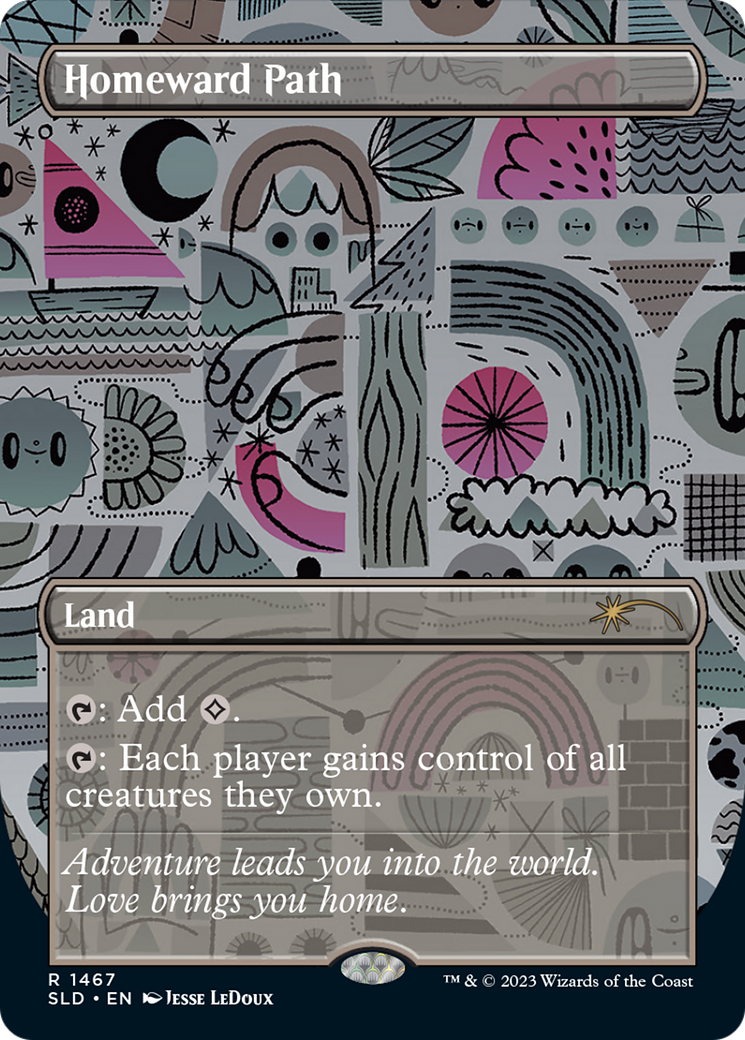 Image of Homeward Path (SLD-1467) - Secret Lair Drop (Borderless)