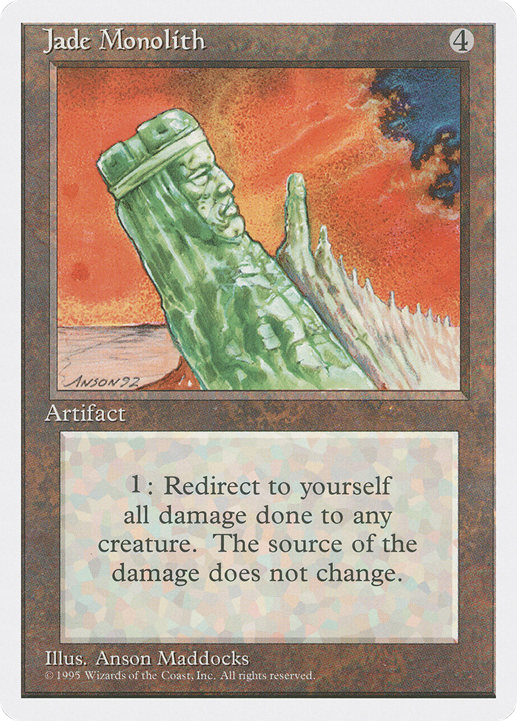 Image of Jade Monolith (4ED-) - Fourth Edition