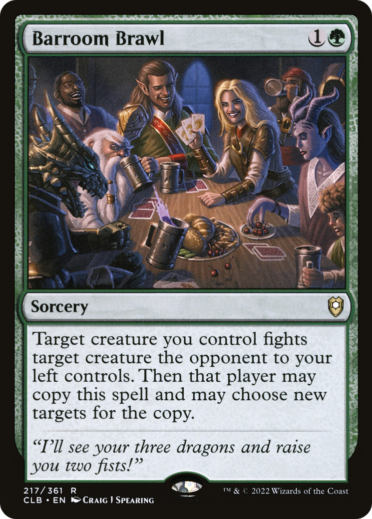 Image of Barroom Brawl (CLB-217) - Commander Legends: Battle for Baldur's Gate